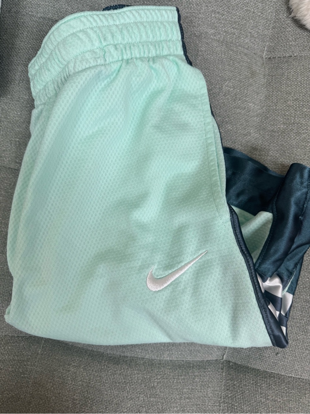 Nike Kids Mint Green Athletic Shorts